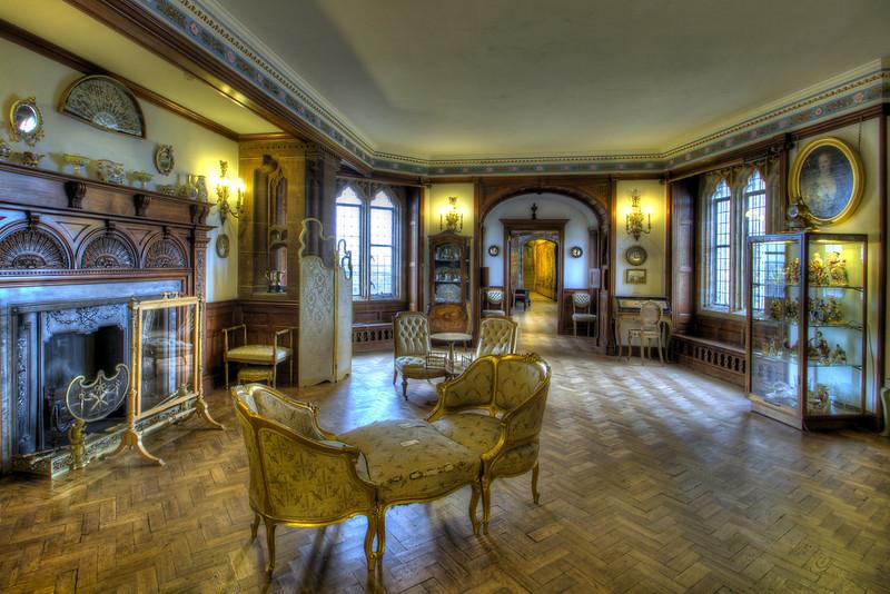 Inside Bamburgh castle