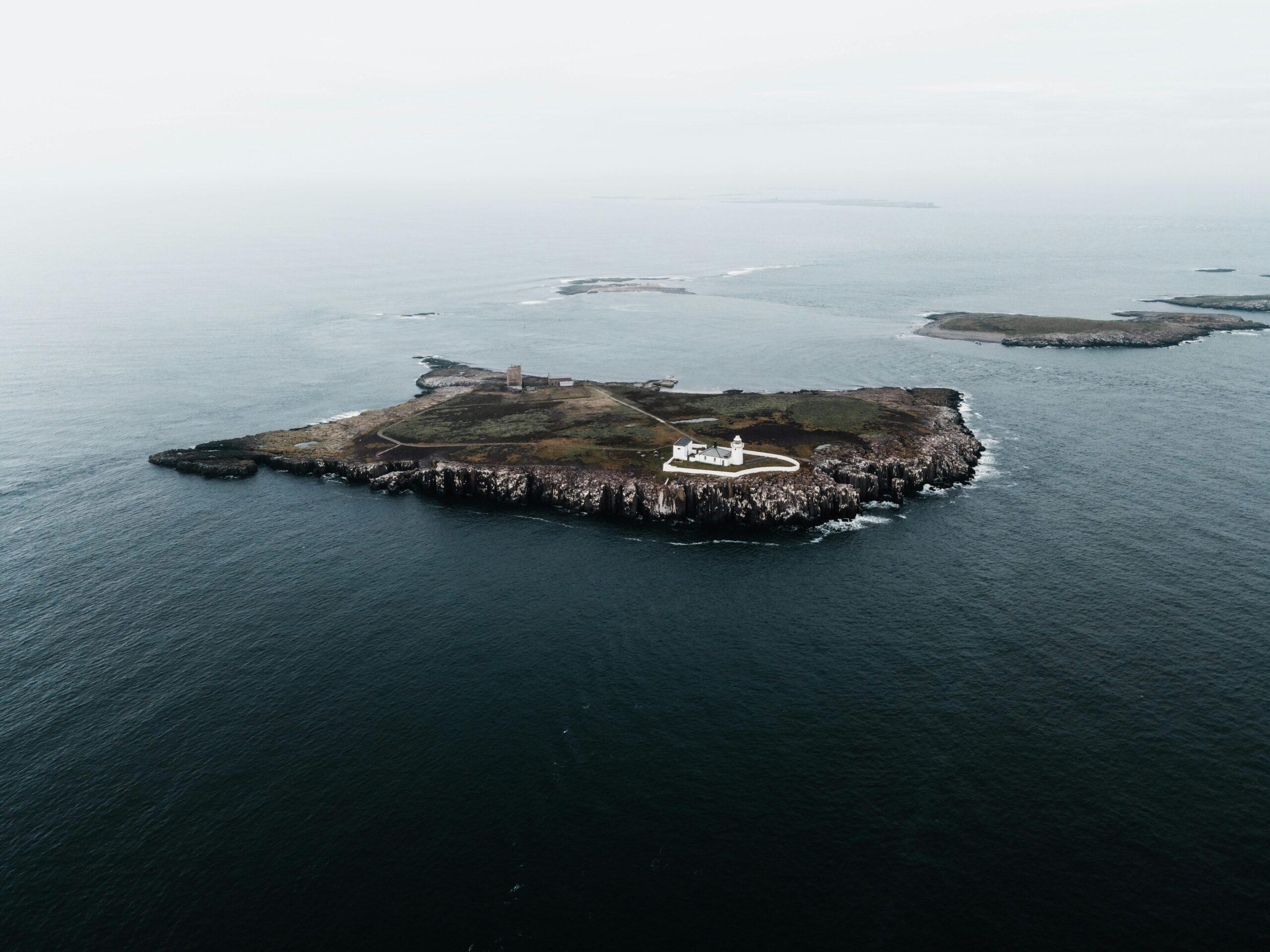 Farne Islands from above